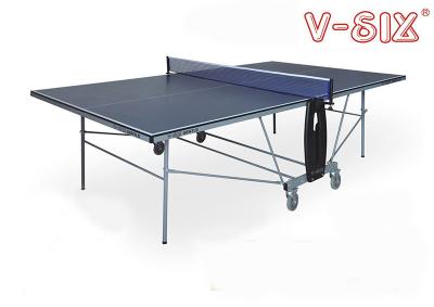 Cina Cassaforte pieghevole portatile mobile della Tabella di ping-pong con la dimensione Φ125mm*4 delle ruote in vendita