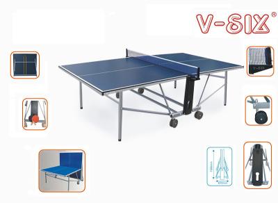 China Doppelter Tischtennis-Klapptisch mit Rädern, Berufsklingeln Pong-Tabelle für Spiel zu verkaufen