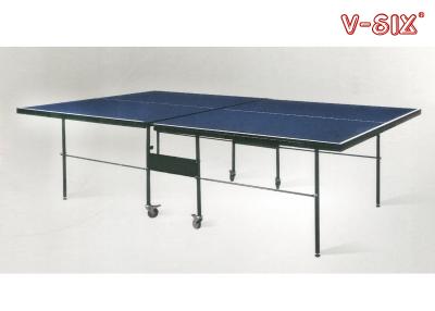 Chine Tube rond de jambe de Tableau de ping-pong de pliage de récréation avec le conteneur de battes à vendre