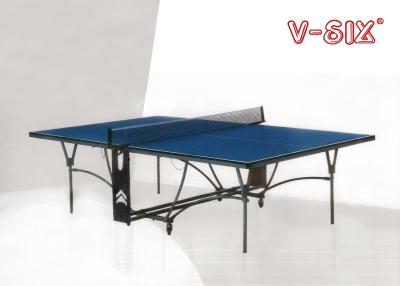 Chine Tableau pliable en forme de U spécial de ping-pong d'intérieur avec la jambe/roues de forme de Y à vendre