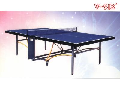 China De binnen Vouwbare U-vormige Structuur van de Pingponglijst veiliger met Wielen Te koop