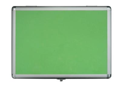 China Aluminio durable del borde de la plata del top del verde de la caja de la estafa de tenis de mesa para los palos/las bolas en venta