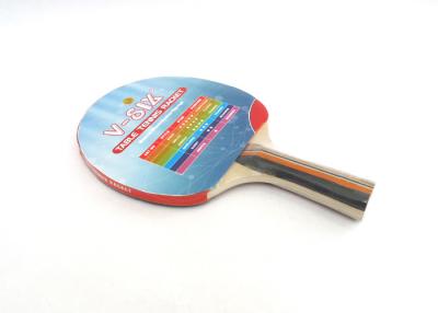 China Esponja larga de la manija de tenis de mesa de las estafas del álamo del color profesional de la madera contrachapada con el bolso en venta