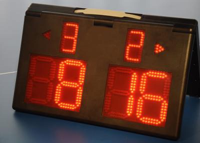 China Black Digital LED Tabletop Electronic Scoreboard For Scoring Pingpong for sale