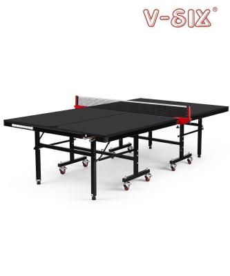 Chine Tableau de ping-pong se pliant simple de nouveau modèle, matériel de forces de défense principale avec des boules et support de battes à vendre