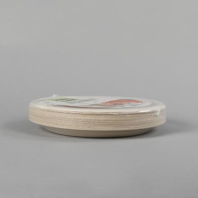 China Disposable Biodegradable 6 Inch Dish Tableware Bagasse for sale