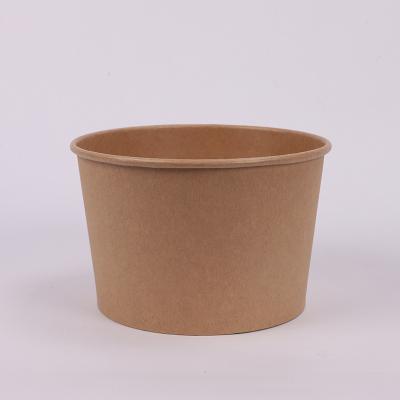 China Wholesale Disposable Bagasse Rolls Paper Bowl With Lid Soup Soup Bowl Takeout Salad for sale