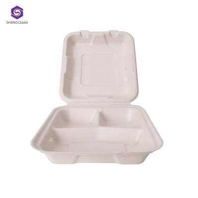 China Disposable Eco-Friendly Disposable Lunch Box Bento Boxes Disposable Fast Food Tableware for sale