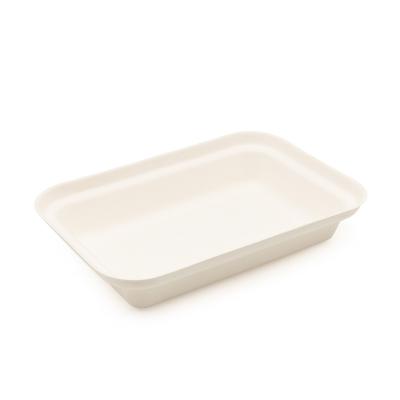 China Disposable Unique Design Bagasse Eco Dinner Set Tableware Biodegradable Disposable Potato Box for sale