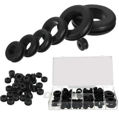 China Popular Industry 260pcs Grommet Car Fuse Rubber Accessories 8 Sizes Grommet Gasket For Wire Multi-size Protects Convenient for sale