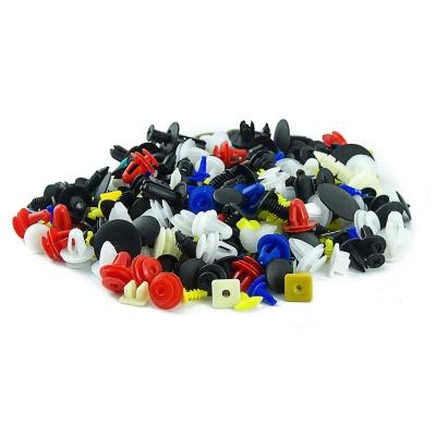 China Automobile Fastener Plastic Bumper Rivets Push Pin Type Retainer Door Panel Bodywork Auto Body Clips Fastener Clips Auto Fender Bumper Trim Cover Damper Plastic Car Clips for sale