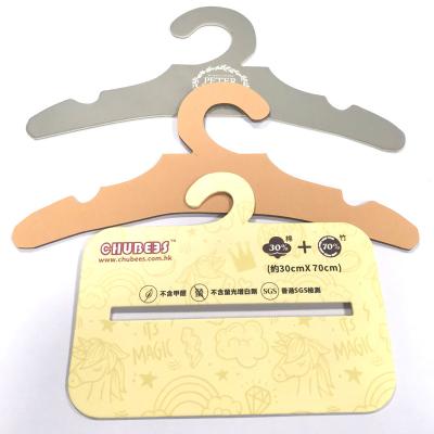 China Recyclable Recycled Cardboard Paper Hangers Wholesale With Logo Printing for sale