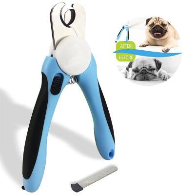 China Viable Pet Supplies Amazon Pet Wholesale Pet Puppy Tool Scissors Stainless Steel Hot Selling Pet Nail Clippers Grooming Cutter for sale