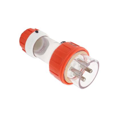 China IP66 AS/NZS 56P420 500V Industrial Waterproof Standard Series 4 Pins Industrial Plug And Socket for sale