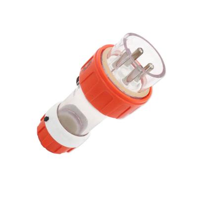 China AS/NZS industrial IP66 standard 500V 4 Pin Electrical Australian Waterproof Plug, 32A industrial sockets for sale