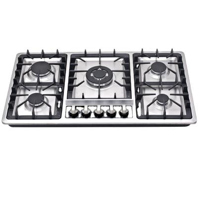 China Professional Hotel Gas Hob Maker Kitchen Appliance Cast Iron Built in Oven Electric Gas Cooker Hob for sale