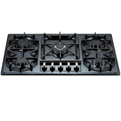 China Hotel Cooking Appliances Stainless Steel 860mm Gas Stove Kitchen Gas Hob With CE Certificate for sale