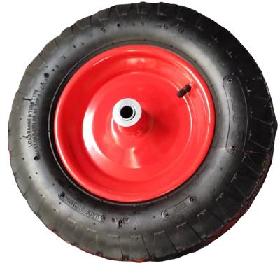 China Machinery Repair Shops Factory Direct Sale 4.0-8 Rubber Wheel Pneumatic Wheel For Hand Truck Trolley for sale