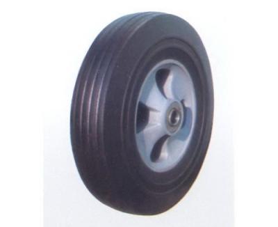 China Flat Puncture Free Proof Solid Rubber Tire Caster Wheel With 2.50-8 3.00-8 3.50-6 4.00-8 13 14 16 Inch for sale