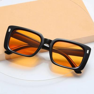 China 2022 Fashion Sunglasses Classic Retro Vintage Lentes De Sol Women Custom Logo Sunglasses Polarized Multicolor Square Frame Lenses Women Men for sale