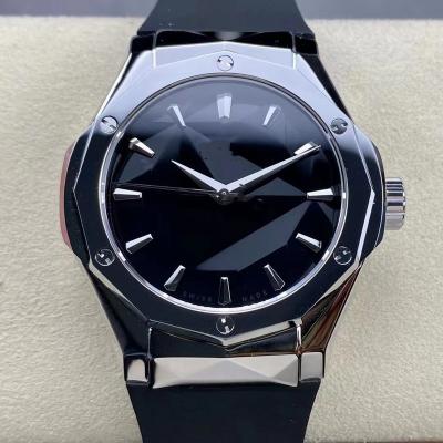 China New Mechanical Alarm Couple Watch HB Factory 40mm Waterproof Automatic Movement HUB1100 Classic Brand Watch for sale