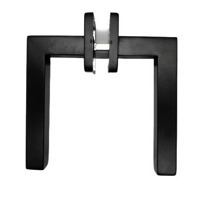 China Square Cover Handle Modern Door Handle Manufacturer Black Matte Door Handle Stainless Steel for sale