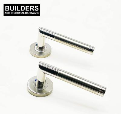 China BUILDERS modern hot sale style single round stainless steel tube door tier handle and window accessories door for sale