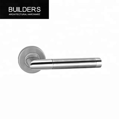 China Modern China Manufacture Solid Lever Stainless Steel Door Handle and Knob for sale