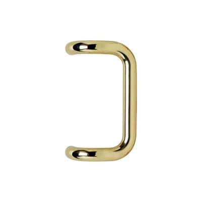 China Modern Office Door Pull Handle Plating Gold Color Pull Handle Stainless Steel Door Pull Handle for sale