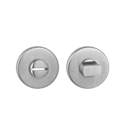 China Modern Public Round Stainless Steel Door Lock WC Turn Knob Handle for sale