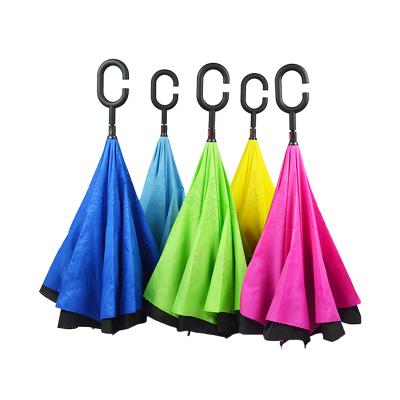 China Inverted umbrella inside out double layer minimalist design of new for sale