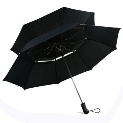 China China Auto Open Supplier Guaranteed Quality Wind Resist Fold Umbrella With Double Canopy for sale