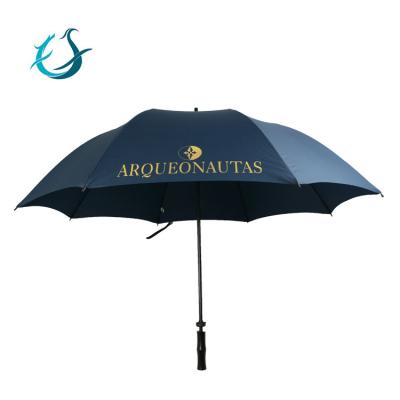 China Modern Custom High Quality Black Fiberglass Shaft 30 Inch Golf Umbrella for sale