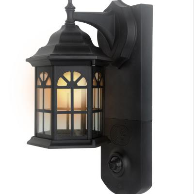 China Chinese Lantern Style Wall Lamp Light with Instant Internet Call Camera IPL102 for sale