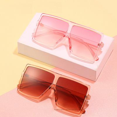 China 2021Fashion Sun Injection SUNGLASSES/FASHION SUNGLASSES Luxury Oversized Kids Glass Shades Square Sunglasses Big For Kids for sale