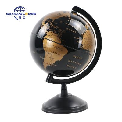 China Cheap eco-friendly education/gifts/supermarket globe for kids14cm arched ruler plastic globe with multiple color options for sale