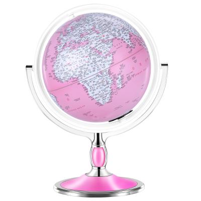 China Education/Gifts/Supermarket Gold World Map Glossy Polish High Quality Universal Office Globe 20cm Sector Globe Manufacturers and Wholesale for sale