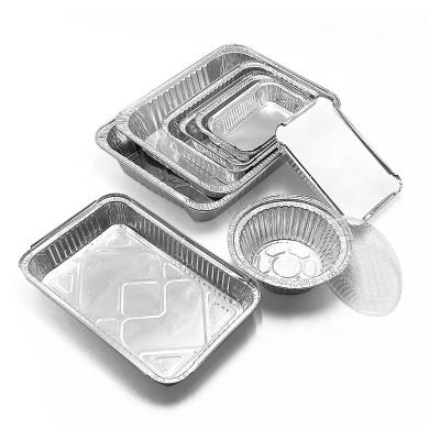 China FoodCooking Aluminum Foil for Disposable Aluminum Tray Small Aluminum Foil Food Packaging Small Container for sale