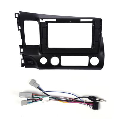 China Car Interior GPS Navigation Panel For Honda Civic 2004-2011 10 Headuint Radio Car Radio Din Frame 2 Panel Panel Inch Screen Fascias Frame for sale