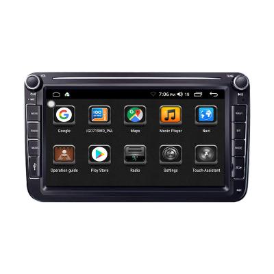 China GPS For VW Polo Golf Passat Sk Radio Head Unit Device Dual 2 8Inch Quad Din Octa-Core Android Car GPS Stereo Navigation Carplay for sale