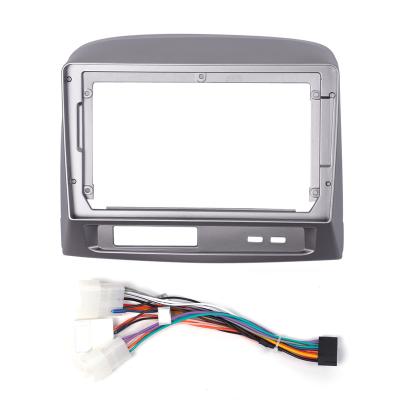 China Brief & Single Color Car GPS Navigation Panel For Toyota Vios 2004 9 Headuint Radio Car Radio Din Frame 2 Panel Panel Inch Screen Fascias Frame for sale