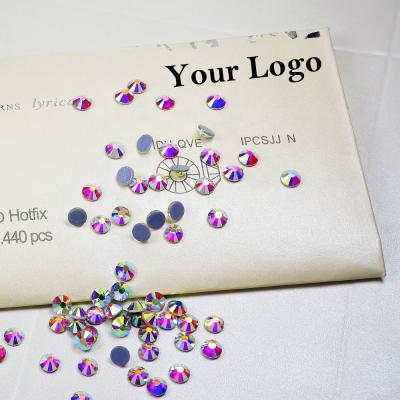 China OEM Envelope Paper Eco - Friendly Packaging With Logo For Glass Rhinestone s for sale