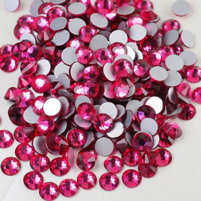 China Eco-friendly yantuo rose flat back Rhinestones Fix Crystal Strass Flatback high quality non-hot rhinestones for rockers for sale