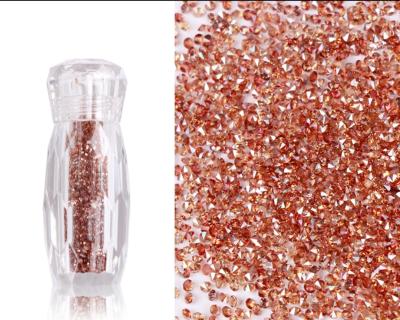 China Yantuo Eco-Friendly Factory Selling Rhestones Rose Gold Nail 1.2mm Pixie Micro Wholesale Glass Micro Mini Nail Art Decorations Shiny for sale