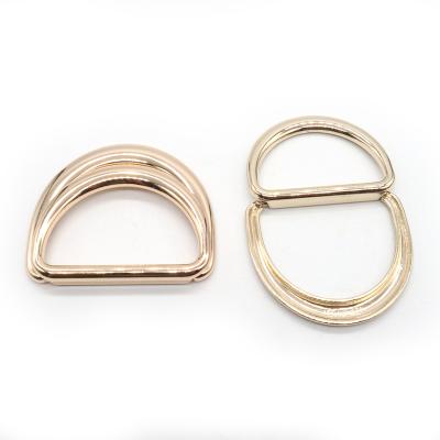 China 2021 Washable Fashion Metal High Quality Custom Buckle Adjust Buckle D Ring For Garment for sale