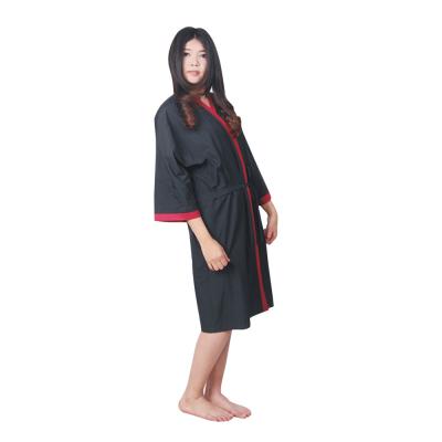 China Custom Made QUICK DRY Logo Luxury Ladies Nylon Satin Bathrobes Kimono Long Robes For Women for sale