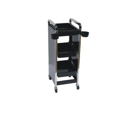 China Convenient high quality ABS plastic trolley cart for beauty equipment in salon for sale