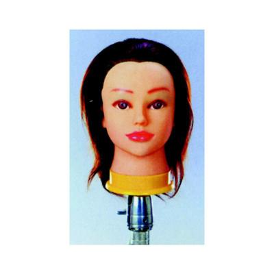 China Convenient Realistic Female Manikin Mannequin PVC Head Head With Hair for sale