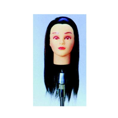 China Mannequin Convenient Head Synthetic Hair Mannequin Head Styling Hairdresser Training Head for Dyeing Braiding Practice for sale