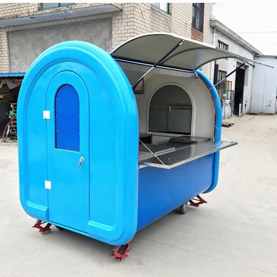 China CP-A230165210 wholesale blue winery ice cream hot dog cart/food carts /vegetable fruit catering booth with tent sold on Alibaba for sale